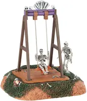 Lemax skeleton swings, b/o (4.5v bewegend tafereel Spooky Town 2018 - afbeelding 1
