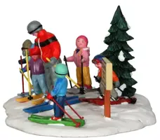 Lemax ski school kerstdorp tafereel Vail Village 2013 - afbeelding 4