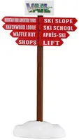 Lemax ski slope sign kerstdorp accessoire Vail Village 2026 kopen?