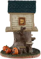 Lemax skull tree house verlicht huisje Spooky Town 2026 - afbeelding 3