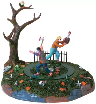 Lemax slasher rivals bewegende tafereel Spooky Town 2008 - afbeelding 1