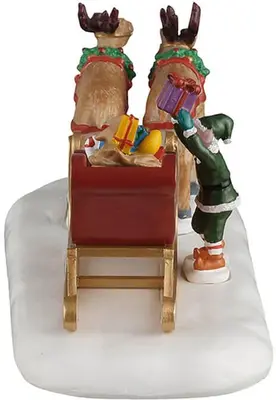 Lemax sled of toys kerstdorp tafereel Santa's Wonderland 2026 - afbeelding 3