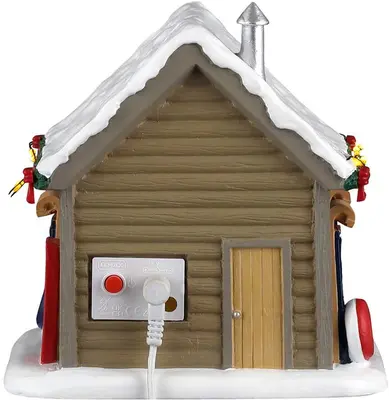 Lemax slopeside sled rental verlicht kersthuisje Vail Village 2026 - afbeelding 3