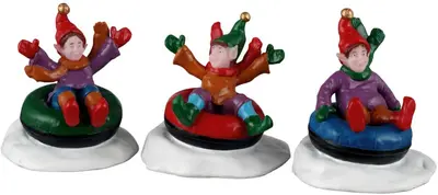 Lemax snow tubers kerstdorp figuur type 4 Santa's Wonderland 2026 - afbeelding 1