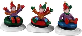 Lemax snow tubers kerstdorp figuur type 4 Santa's Wonderland 2026 kopen?