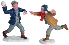 Lemax snowball fun s/2 kerstdorp figuur type 2 Caddington Village 2006 - afbeelding 1