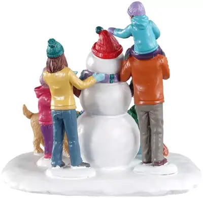 Lemax snowman teamwork kerstdorp tafereel Vail Village 2020 - afbeelding 4