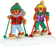 Lemax snowshoe walkers kerstdorp figuur type 3 Sugar 'N' Spice 2024 - afbeelding 1