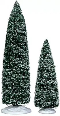 Lemax snowy juniper tree, large & medium s/2 boom 2013 - afbeelding 1