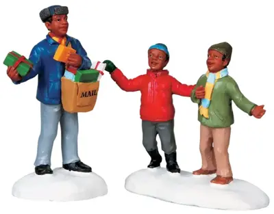 Lemax special delivery s/2 kerstdorp figuur type 3 Caddington Village 2009 - afbeelding 1