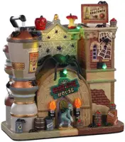 Lemax spider cider house verlicht huisje Spooky Town 2020 - afbeelding 1