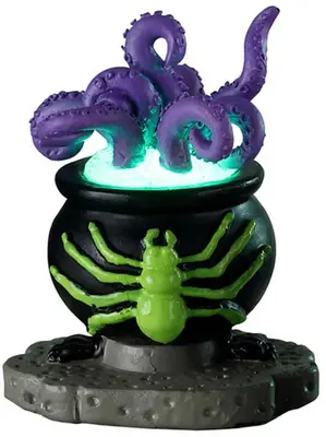 Lemax spooky cauldron accessoire Spooky Town 2022 - afbeelding 1