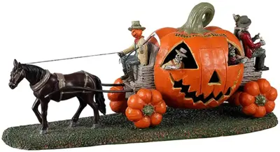 Lemax spooky pumpkin express tafereel Spooky Town 2023 - afbeelding 1