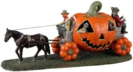 Lemax spooky pumpkin express tafereel Spooky Town 2023 - afbeelding 1