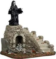 Lemax spooky staircase tafereel Spooky Town 2025 - afbeelding 1