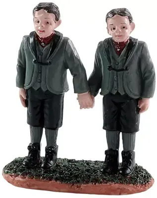 Lemax spooky twins figuur Spooky Town 2018 - afbeelding 1