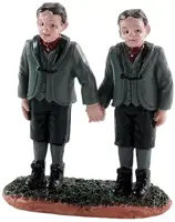 Lemax spooky twins figuur Spooky Town 2018 - afbeelding 1