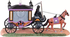 Lemax spooky victorian hearse tafereel Spooky Town 2022 - afbeelding 4