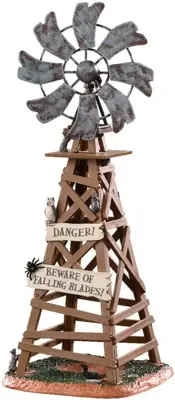 Lemax spooky windmill tafereel Spooky Town 2020 - afbeelding 1