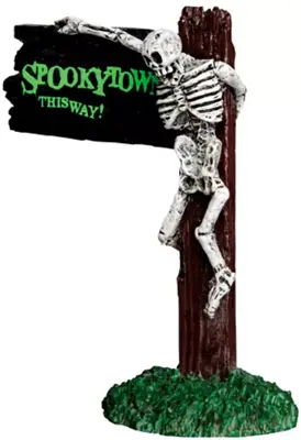 Lemax spookytown this way accessoire Spooky Town 2014 - afbeelding 1