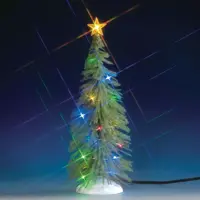 Lemax spruce tree 20 rgb light verlichte boom 2017 - afbeelding 1