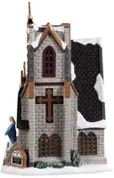 Lemax st. matthew's church verlichte kerk Caddington Village 2019 - afbeelding 2