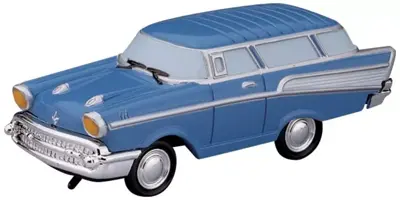 Lemax station wagon kerstdorp accessoire 2008 - afbeelding 1