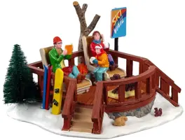 Lemax sun on the slopes kerstdorp tafereel Vail Village 2021 - afbeelding 1