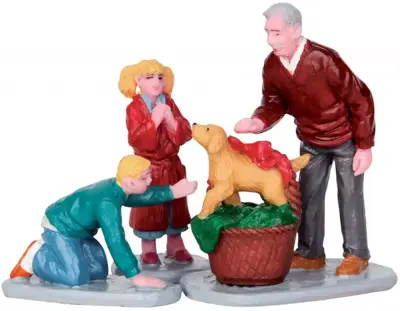 Lemax surprise!, set of 3 kerstdorp figuur type 4 2015 - afbeelding 1
