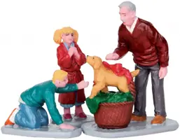 Lemax surprise!, set of 3 kerstdorp figuur type 4 2015 - afbeelding 1