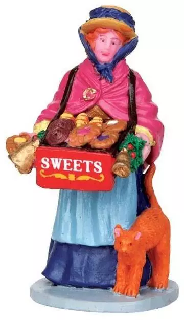 Lemax sweet seller kerstdorp figuur type 2 Caddington Village 2014 - afbeelding 1