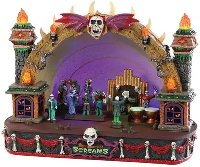 Lemax symphony of screams bewegend huisje Spooky Town 2019 - afbeelding 1