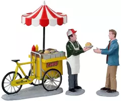 Lemax taco cart, s/3 kerstdorp figuur type 5 Caddington Village 2021 kopen?