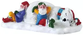 Lemax taking a break kerstdorp figuur type 3 Santa's Wonderland 2018 - afbeelding 1