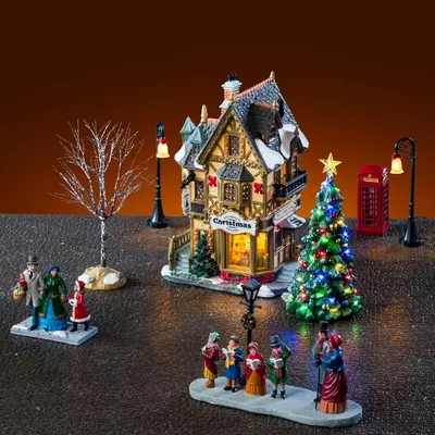 Lemax tannenbaum christmas shoppe set Caddington Village 2025 - afbeelding 1