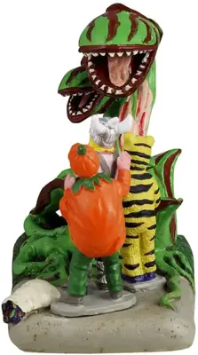 Lemax terrified trick-or-treaters tafereel Spooky Town 2024 - afbeelding 3