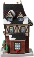 Lemax the burgher's house verlicht kersthuisje Caddington Village 2023 - afbeelding 3