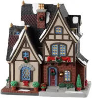 Lemax the burgher's house verlicht kersthuisje Caddington Village 2023 - afbeelding 1
