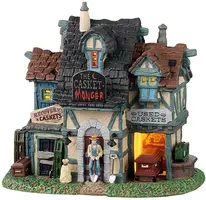 Lemax the casket-monger verlicht huisje Spooky Town 2025 - afbeelding 1