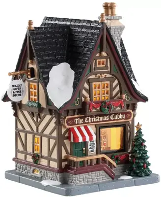 Lemax the christmas cubby verlicht kersthuisje Caddington Village 2018 - afbeelding 1