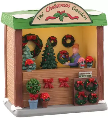 Lemax the christmas garden verlicht kerstdorp tafereel Caddington Village 2022 - afbeelding 1
