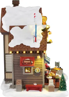 Lemax the cocoa shanty verlicht kersthuisje Harvest Crossing 2026 - afbeelding 2