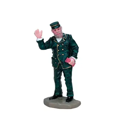 Lemax the conductor kerstdorp figuur type 1 2007 - afbeelding 1