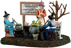 Lemax the cooking coven tafereel Spooky Town 2025 - afbeelding 1