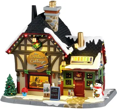 Lemax the creative cottage verlicht kersthuisje Caddington Village 2026 - afbeelding 1