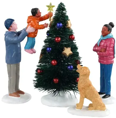 Lemax the final touch, s/4 kerstdorp figuur type 4 2021 - afbeelding 1