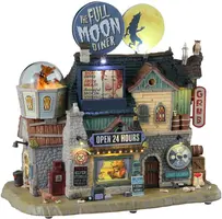 Lemax the full moon diner bewegend huisje Spooky Town 2023 kopen?