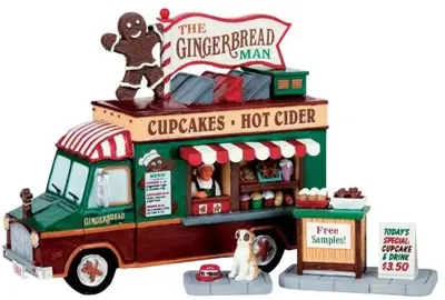 Lemax the gingerbread man s/3 kerstdorp tafereel 2017 - afbeelding 1