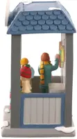 Lemax the knit 'n needle yarn shop verlicht kerstdorp tafereel Caddington Village 2022 - afbeelding 3