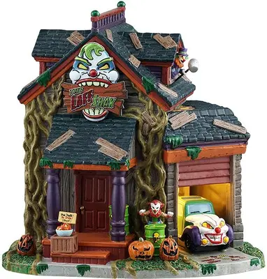 Lemax the laff shak verlicht huisje Spooky Town 2025 - afbeelding 1